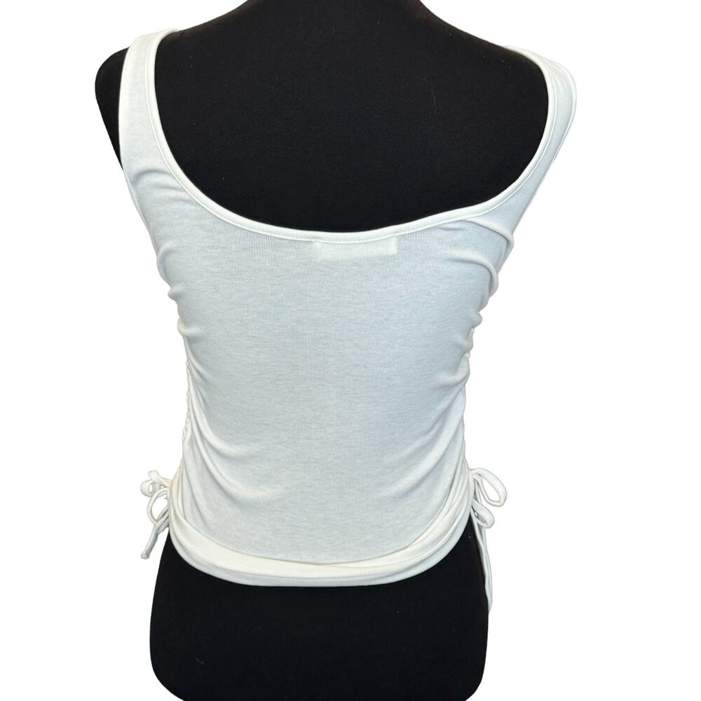 New ~ 4TH AND RECKLESS ~ Lindsey Side Ruched Tank Top Size S - Picture 6 of 8